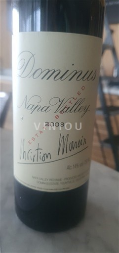 California AVAs Napa Valley Dominus Estate 2008