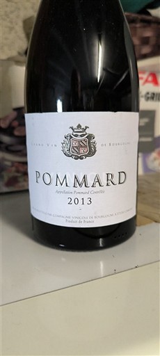 Burgundi Pommard Compagnie Vinicole de Bourgogne Chagnyrgogne 2013