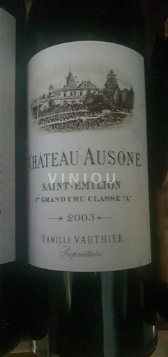 Bordeaux Saint-Émilion Grand Cru Château Ausone 2003