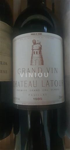 Bordeaux Pauillac Premier Grand Cru Classé Château Latour Grand Vin de Château Latour 1989