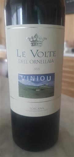 Vin Rouge sec Le Volte dell'Ornellaia Ornellaia 2021 Italie Toscane DOC