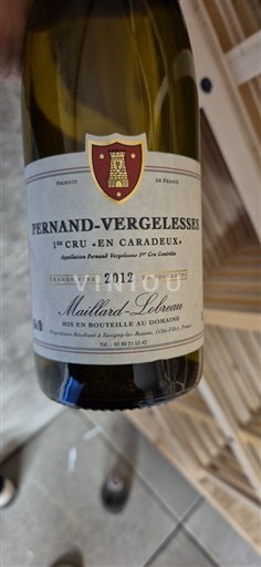Borgogna Pernand-Vergelesses Premier Cru Maillard-Lohreau En Caradeux 2012