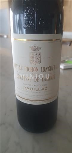 Bordeaux Pauillac Grand Cru Château Pichon Longueville Comtesse de Lalande 2012