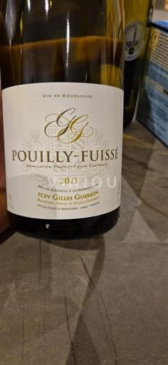 Burgundsko Pouilly-fuissé SCV Gilles Guerrin 2023