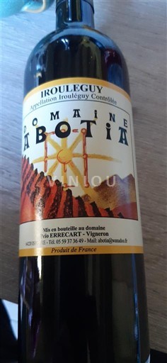 Zuidwest-Frankrijk Irouléguy Domaine Abotia 2022
