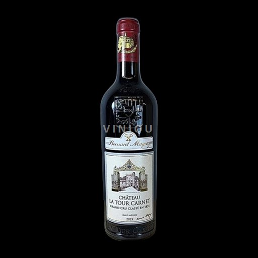 Vin Rouge sec Grand cru classe 1855 Château La Tour Carnet 2019 France Bordeaux Haut-Médoc AOC