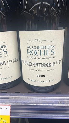 Burgundi Määrittelemätön Premier Cru Famille Trouillet Au Coeur des Roches 2023