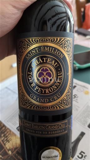 Bordeaux Saint-Émilion Grand Cru Grand Cru Château Tour Peyronneau 2018