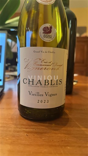 Burgundsko Chablis Eric et Emmanuel Dampt Vieilles Vignes 2023