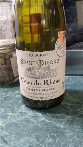 Rhônedalen Côtes du Rhône Saint Pierre Réserve Vieilles Vignes 2023