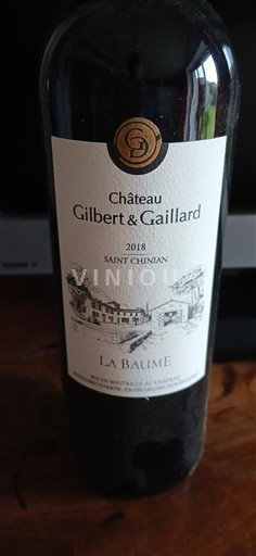 Languedoque Saint-Chinian Château Gilbert & Gaillard La Baume 2018