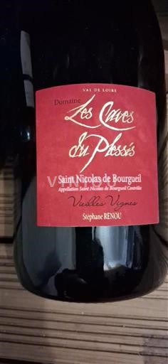Valle della Loira Saint-Nicolas-De-Bourgueil Domaine Les Caves du Plessis Vieilles Vignes 2020