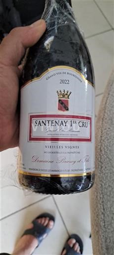 Burgundy Santenay Premier Cru Domaine Brazey et Fils Grand Clos Rousseau Vieilles Vignes 2022