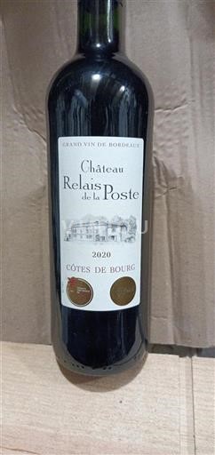 Bordeaux Côtes-de-bourg Château Relais de la Poste 2020