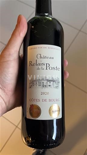 Bordeaux Côtes-de-bourg Château Relais de la Poste 2020