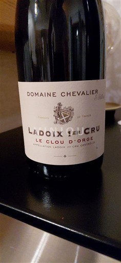 Bourgogne Ladoix Premier Cru Domaine Chevalier Le Clou d'Orge 2022