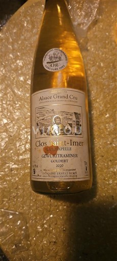 Alsasko Gewürztraminer Grand Cru Domaine Ernest Burn Clos Saint-Imer 2020