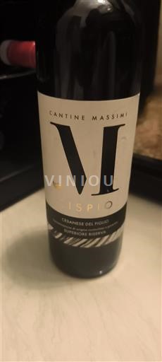 Lazio Cesanese del Piglio Cantine Massimi Cispio 2016
