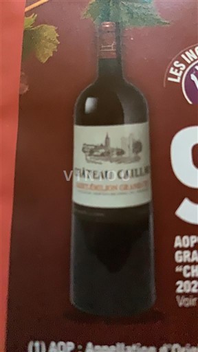 Bordeaux Saint-Émilion Grand Cru Grand Cru Château Caillou 2023