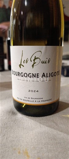 Wijnen Blanc sec Les Buis 2024 Frankrijk Bourgondië Bourgogne Aligoté AOC