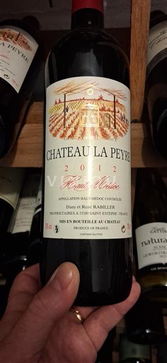 Bordeaux Haut-Médoc Château La Peyre 2012