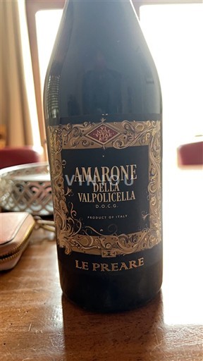 Vénétie Amarone della Valpolicella Le Preare 2018