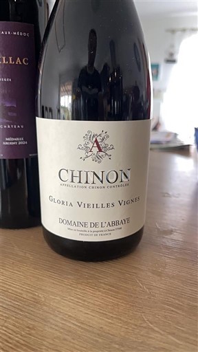 Loirevallei Chinon Domaine L'Abbaye Gloria Vieilles Vignes Niet-geïntegreerd