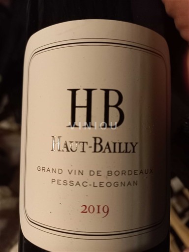 Bordeaux Pessac-Léognan Haut-Bailly HB 2019