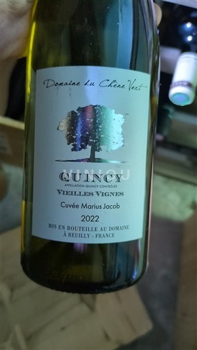 Thung lũng sông Loire Quincy Domaine Chêne Vert Marius Jacob Vieilles Vignes 2022