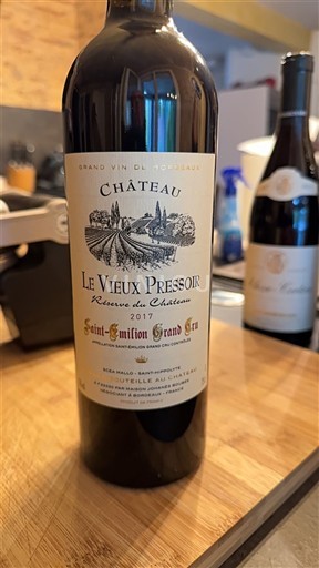 Bordeaux Saint-Émilion Grand Cru Château Le Vieux Pressoir Réserve du Château 2017