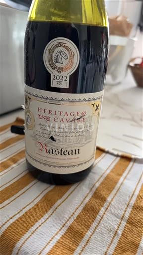 Rhônedalen Rasteau Cave de Rasteau Héritage 2022