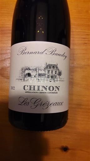 Údolí Loiry Chinon Bernard Baudry Les Grézeaux 2022