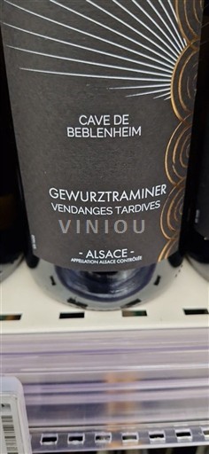 Alsace Cave de Beblenheim Gewurztraminer Vendanges Tardives 2023