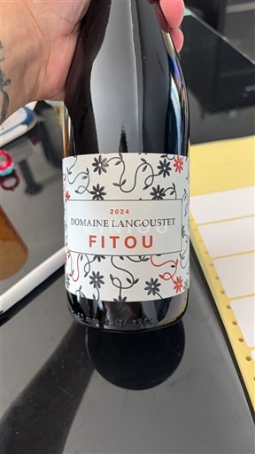 Vin Rouge sec Domaine Langoustet 2024 France Languedoc Fitou AOC