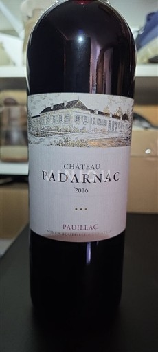Bordeaux Pauillac Château Padarnac 2016