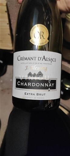Elzas Crémant d'Alsace J. Blessing Chardonnay Extra Brut Niet-geïntegreerd