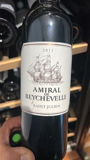 Bordeaux Saint-Julien Château Beychevelle Amiral de Beychevelle 2011