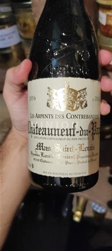 Rhônedalen Châteauneuf-du-Pape Mas Saint-Louis Les Arpents des Contrebandiers 2016