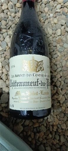 Thung lũng Rhône Châteauneuf-du-pape Mas Saint-Louis Les Arpents des Contrebandiers 2016