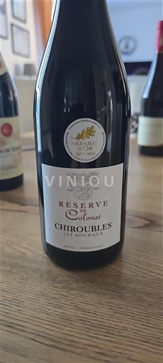 Beaujolais Chiroubles Colonat Réserve 2024