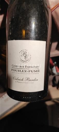 Thung lũng sông Loire Pouilly-fumé Cédrick Bardin des Bernadats 2010