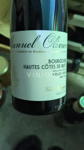 Burgundy Unspecified Manuel Olivier Vieilles Vignes 2018