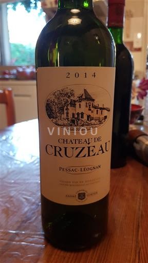 Bordeaux Pessac-Léognan Château Cruzeau 2014