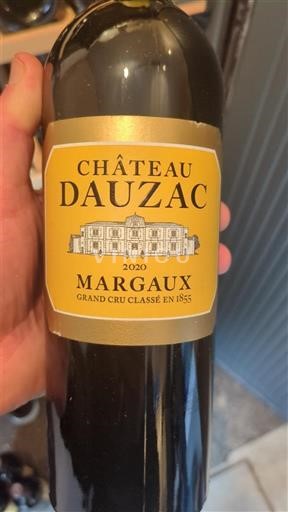 Bordeaux Margaux Grand Cru Château Dauzac 2020