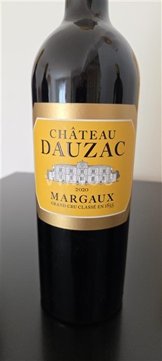 Burdeos Margaux Grand Cru Château Dauzac 2020