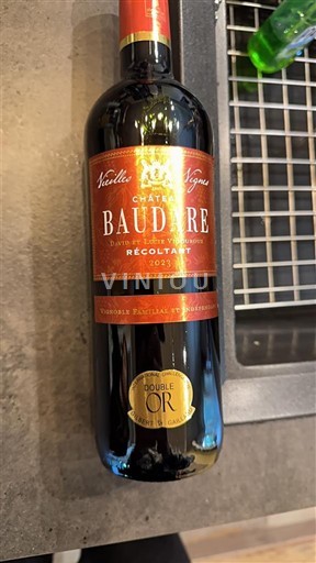 Tây Nam Fronton Château Baudare Vieilles Vignes 2023
