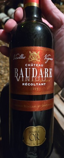 Sudoeste Fronton Château Baudare Vieilles Vignes 2023