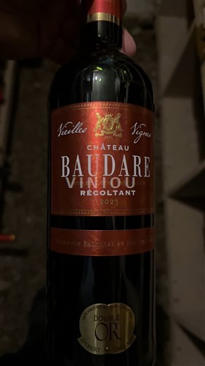 Jugozahod Fronton Château Baudare Vieilles Vignes 2023