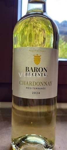 Provence, Ala-Rhônen laakso, Korsika Méditerranée Baron de Cental Chardonnay 2024