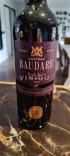 Tây Nam Fronton Château Baudare Perle Noire 2023